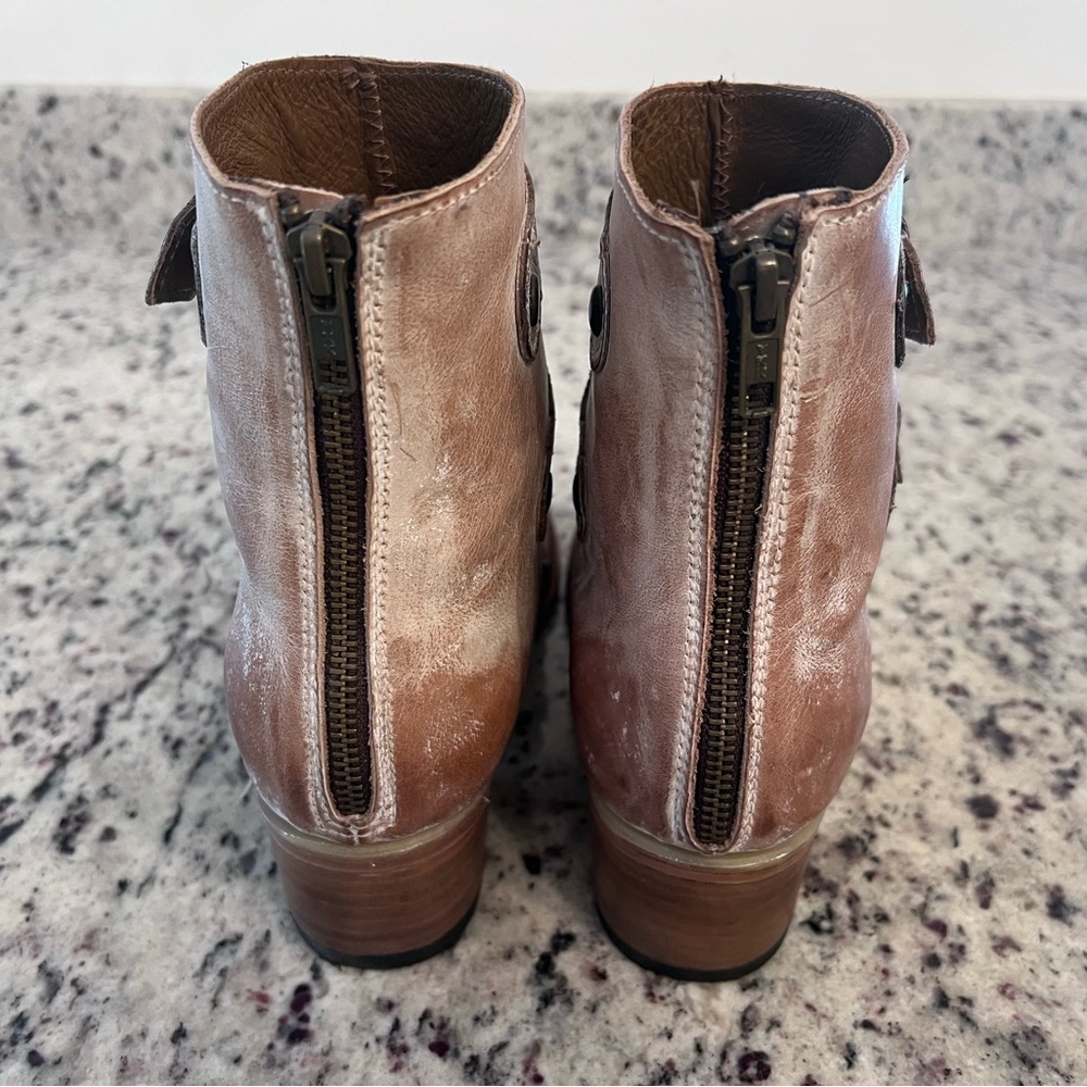 Freebird Sloan Buckle Ankle Boots - Picture 4 of 5